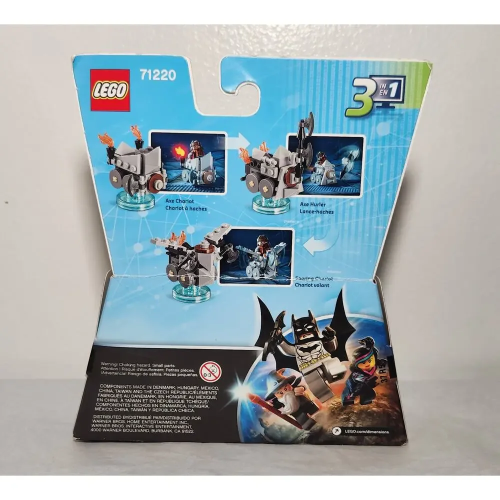 Lego Dimensions Lord Of The Rings Gimli W/ Axe Chariot Fun Pack 56 Pcs Brand New - Picture 2 of 8